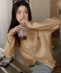 1点モノ★ヴィンテージリボンヤーンニット★黄色イエロートップスヨーロッパ 1点モノ☆ヴィンテージリボンヤーンニット☆黄色イエロー