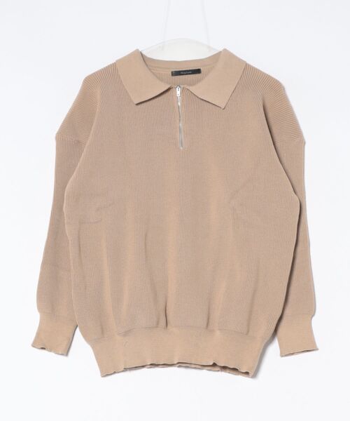 Харфжип нит‑пол (Half‑zip knit polo)