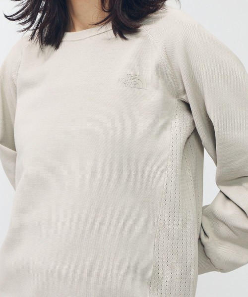 THE NORTH FACE(ザノースフェイス)の「ザ ノース フェイス THE NORTH FACE Axion Knit Crewアクションニットクルー(ニット/セーター・メンズ・アイボリー/ブラック・SS/S/M/L)」の4枚目の写真