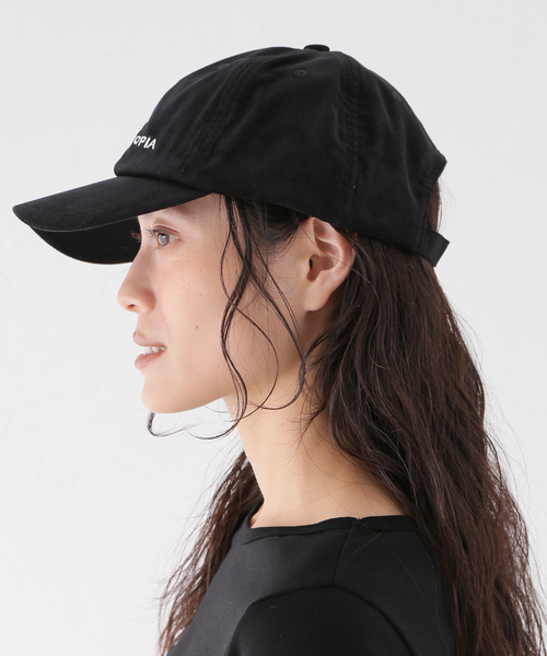 La Maison de Lyllis（メゾンドリリス）の「La Maison de Lyllis/ラメゾンドリリス FOTO CAP 2253006（キャップ・レディース・ボルドー/ブラック・FREE）」の7枚目の写真