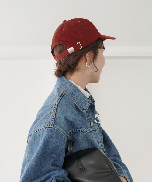 La Maison de Lyllis（メゾンドリリス）の「La Maison de Lyllis/ラメゾンドリリス FOTO CAP 2253006（キャップ・レディース・ボルドー/ブラック・FREE）」の9枚目の写真