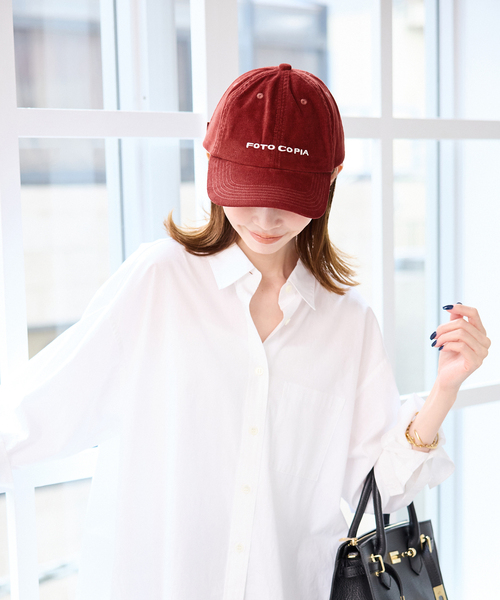 La Maison de Lyllis（メゾンドリリス）の「La Maison de Lyllis/ラメゾンドリリス FOTO CAP 2253006（キャップ・レディース・ボルドー/ブラック・FREE）」の12枚目の写真