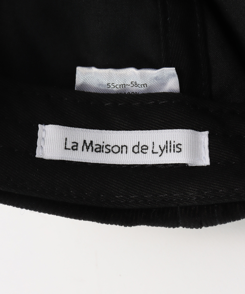 La Maison de Lyllis（メゾンドリリス）の「La Maison de Lyllis/ラメゾンドリリス FOTO CAP 2253006（キャップ・レディース・ボルドー/ブラック・FREE）」の21枚目の写真