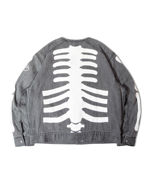 VANSON/RITZ-SKELTON BONES-Denim Riders JKT 【公式通販】