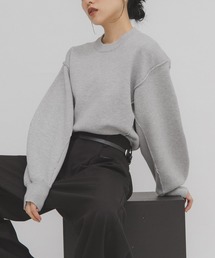 KBF | スウェットライクニット(ニット/セーター)