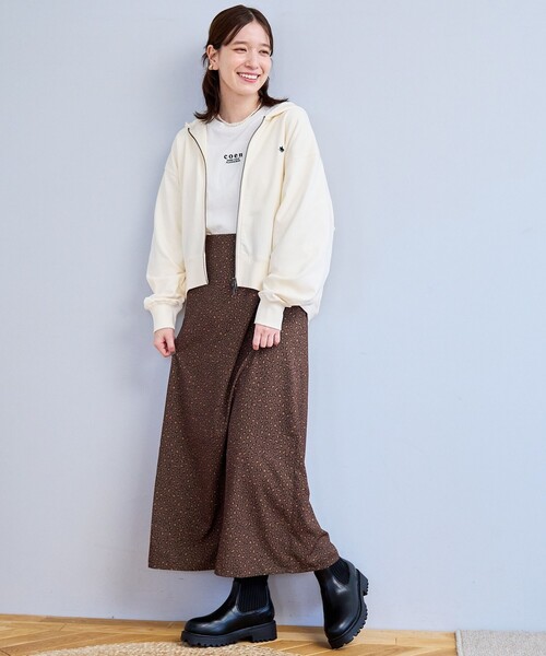 POLO BCS(ポロ ビーシーエス)の「【POLO BCS(ポロ・ビーシーエス)別注】 裏毛ジップパーカー(パーカー・レディース・ネイビー/ナチュラル/オフホワイト/レッド・L/M)」の7枚目の写真