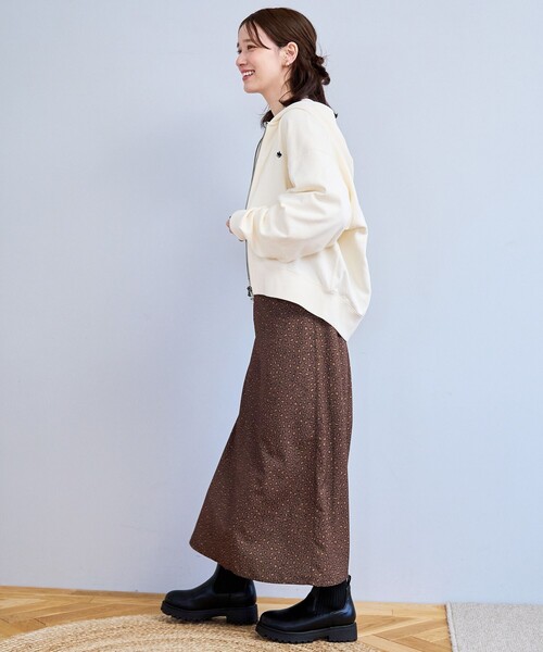POLO BCS(ポロ ビーシーエス)の「【POLO BCS(ポロ・ビーシーエス)別注】 裏毛ジップパーカー(パーカー・レディース・ネイビー/ナチュラル/オフホワイト/レッド・L/M)」の6枚目の写真