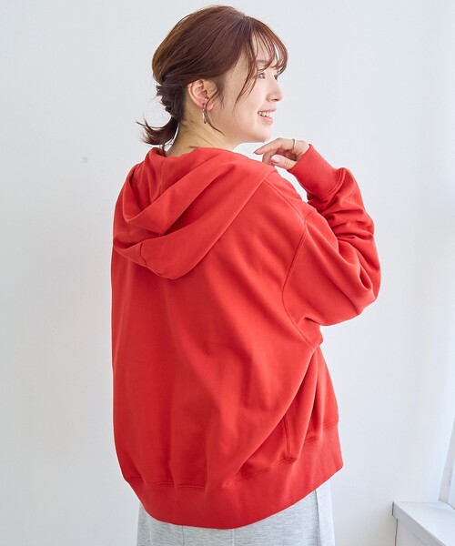 POLO BCS(ポロ ビーシーエス)の「【POLO BCS(ポロ・ビーシーエス)別注】 裏毛ジップパーカー(パーカー・レディース・ネイビー/ナチュラル/オフホワイト/レッド・L/M)」の19枚目の写真