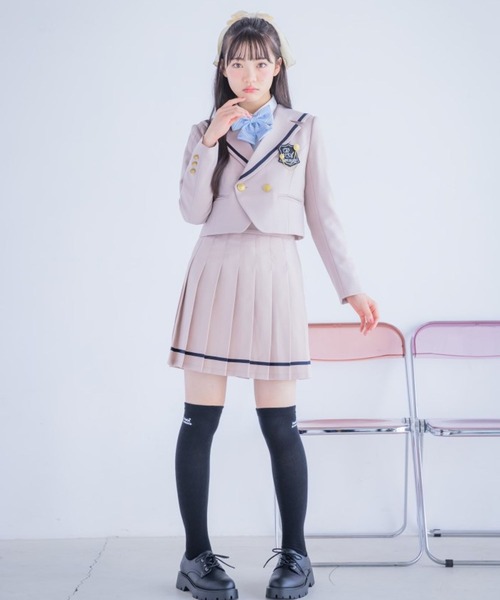 repipi armario(レピピ アルマリオ)の「【卒服2026】セーラージャケット(ノーカラージャケット・キッズ・ネイビー/ブラック/ブラウン系・MEDIUM/LARGE)」の5枚目の写真