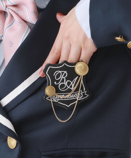 repipi armario(レピピ アルマリオ)の「【卒服2026】セーラージャケット(ノーカラージャケット・キッズ・ネイビー/ブラック/ブラウン系・MEDIUM/LARGE)」の18枚目の写真