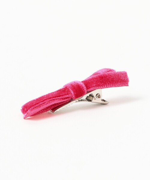 BEAMS BOY（ビームスボーイ）の「【2/5再値下げ】ミニ ベロア リボン ピン 3SET（ヘアピン・レディース・ピンク/ブルー/ブラウン・ONE SIZE）」の7枚目の写真