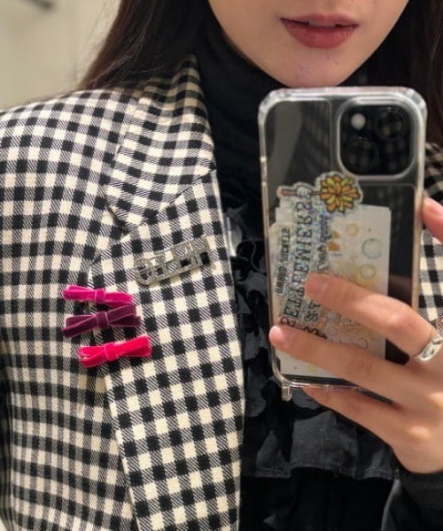 BEAMS BOY（ビームスボーイ）の「【2/5再値下げ】ミニ ベロア リボン ピン 3SET（ヘアピン・レディース・ピンク/ブルー/ブラウン・ONE SIZE）」の11枚目の写真