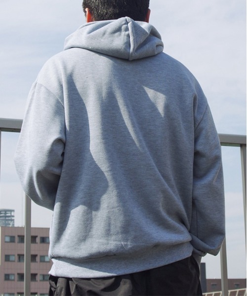 spiritoso(スピリトーゾ)の「【spiritoso】daylight ビッグプリント 裏起毛パーカー(パーカー・レディース・ベージュ/杢グレー/チャコールグレー・FREE)」の12枚目の写真