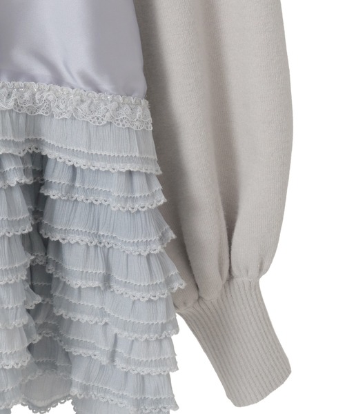 Candy Stripper（キャンディストリッパー）の「CORSET KNIT カーディガン（カーディガン/ボレロ・レディース・ブラック/ライトグレー/ライトピンク・FREE）」の14枚目の写真