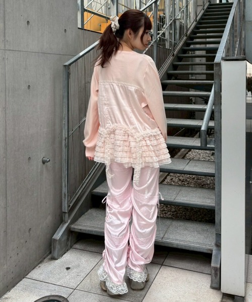 Candy Stripper（キャンディストリッパー）の「CORSET KNIT カーディガン（カーディガン/ボレロ・レディース・ブラック/ライトグレー/ライトピンク・FREE）」の8枚目の写真