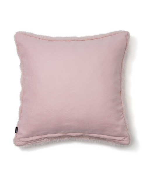 セール】ファー クッションカバー 45×45 ライトピンク（K-034