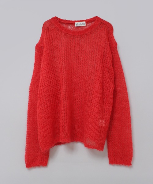 RNA-N(アールエヌエーエヌ)の「K2736 モヘアクループルオーバー(ニット/セーター・レディース・ブラウン/レッド/杢グレー・FREE)」の13枚目の写真