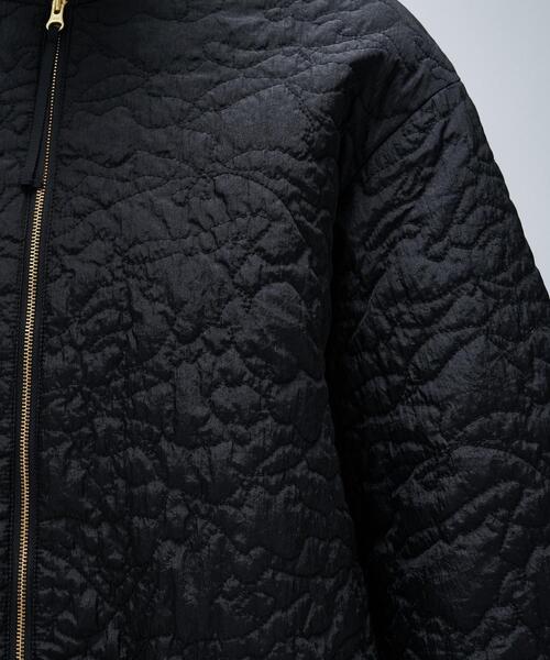 cloenc（クロエンス）の「【手洗い可】アートキルトショートブルゾン（ブルゾン・レディース・ブラック/オフホワイト・02）」の15枚目の写真