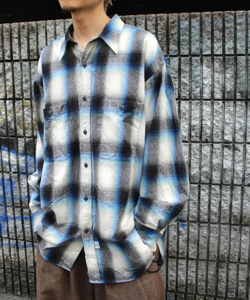 Marvine Pontiak shirt makers(マービンポンティアックシャツメーカーズ)の「Marvin Pontiak / マービンポンティアックシャツメーカーズ Military SH(シャツ/ブラウス・メンズ・ライトブルー・FREE)」の1枚目の写真