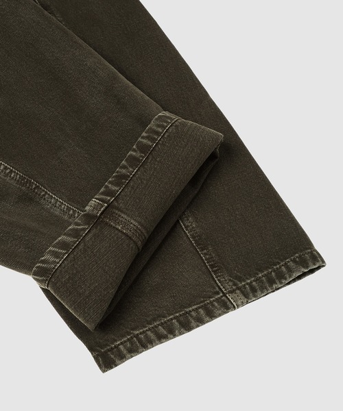 LEMAIRE(ルメール)の「TWISTED BELTED PANTS(その他パンツ・メンズ・パープル系その他4/モスグリーン・M/S)」の6枚目の写真