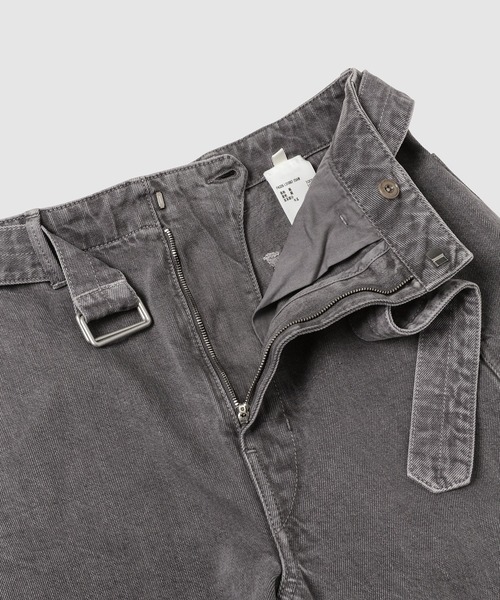 LEMAIRE(ルメール)の「TWISTED BELTED PANTS(その他パンツ・メンズ・パープル系その他4/モスグリーン・M/S)」の10枚目の写真