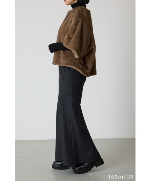 RIM.ARK（リムアーク）の「Herringbone maxi SK ヘリンボーンマキシスカート（スカート・レディース・グレー/ブラック/ベージュ・36/38）」の8枚目の写真