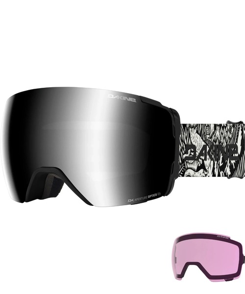 DAKINE(ダカイン)の「DAKINE DOMAIN SNOW GOGGLE PLUS スノーゴーグル 【25-26SNOWモデル】/ダカインスキースノーボードギア(球面レンズゴーグル)(スポーツグッズ・メンズ・ブラック/ブラック系その他/ブルー系その他・FREE)」の2枚目の写真
