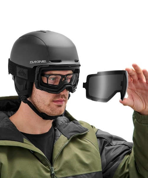 DAKINE(ダカイン)の「DAKINE DOMAIN SNOW GOGGLE PLUS スノーゴーグル 【25-26SNOWモデル】/ダカインスキースノーボードギア(球面レンズゴーグル)(スポーツグッズ・メンズ・ブラック/ブラック系その他/ブルー系その他・FREE)」の17枚目の写真
