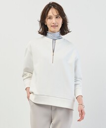 裏毛 ハーフジップ プルオーバー