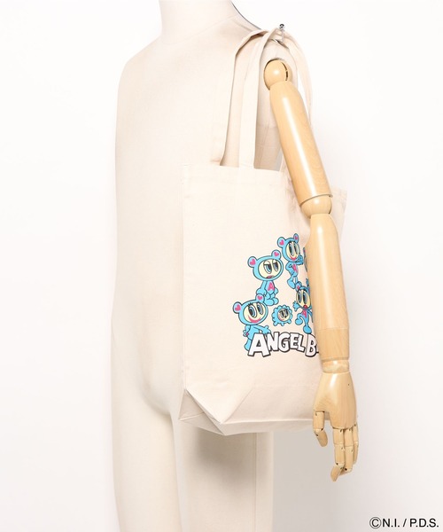 ANGEL BLUE（エンジェルブルー）の「エンジェルブルー トートバッグ 大量（トートバッグ・レディース・ブラック系/アイボリー系・ONE SIZE）」の7枚目の写真