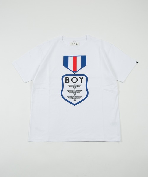 BOY LONDON(ボーイロンドン)の「【BOY LONDON】MEDAL EAGLE TEE(Tシャツ/カットソー・メンズ・ホワイト・LARGE/SMALL)」の1枚目の写真