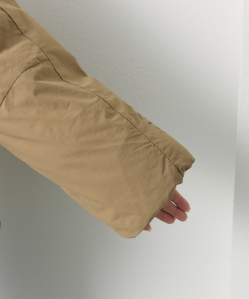 PUAL CE CIN（ピュアルセシン）の「フレンチダックダウン ジップアップジャケット（ダウンジャケット/コート・レディース・ベージュ/ブラック・FREE）」の13枚目の写真