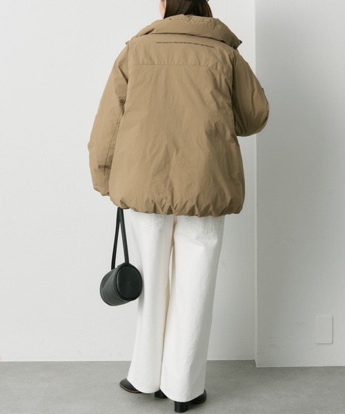 セール】フレンチダックダウン ジップアップジャケット（ダウン