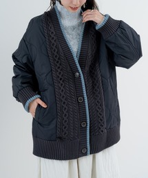 【refinedworks】異素材 ドッキングアウター