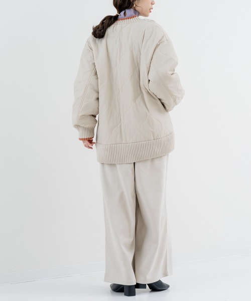 refinedworks(リファインドワークス)の「【refinedworks】異素材 ドッキングアウター(その他アウター・レディース・ベージュ/ブラック/カーキ・FREE)」の22枚目の写真