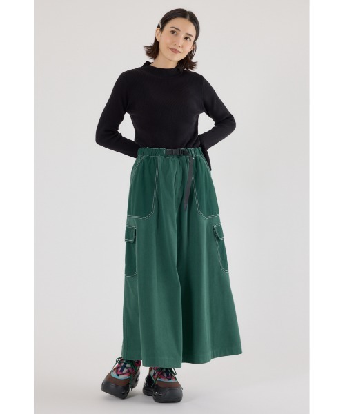 RODEO CROWNS WIDE BOWL(ロデオクラウンズワイドボウル)の「テープベルト異素材切替カーゴスカート(スカート・レディース・ブラック/ベージュ/グリーン・FREE)」の19枚目の写真