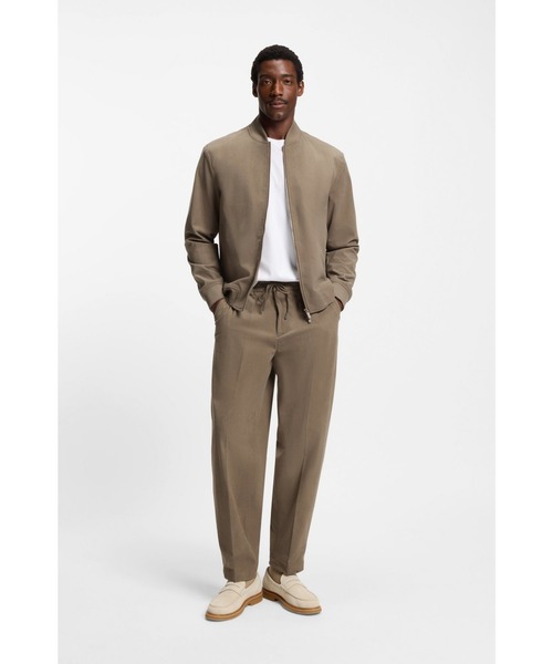 BOSS(ボス)の「スエードモカシン クレープアウトソール(モカシン/デッキシューズ・メンズ・ホワイト/ベージュ・44/39/40/42/43/41)」の6枚目の写真
