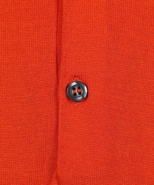 JOHN SMEDLEY(ジョンスメドレー)の「JOHN SMEDLEY DORSET メリノウール ポロカラープルオーバーニット(ニット/セーター・メンズ・グレー/ダークブラウン/オレンジ・M/S/L)」の13枚目の写真
