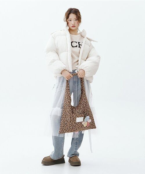 RONRON(ロンロン)の「SHEER LAYERED RUFFLE SKIRT WHITE(スカート・レディース・その他・FREE)」の3枚目の写真