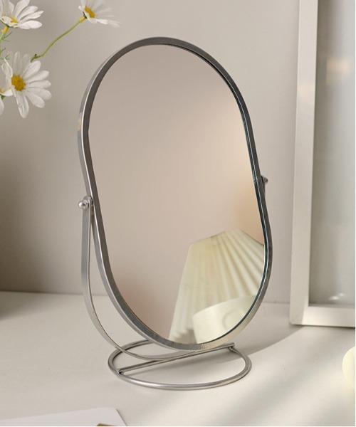 セール】【 Port / ポート 】 オーバル スタンド 卓上 ミラー