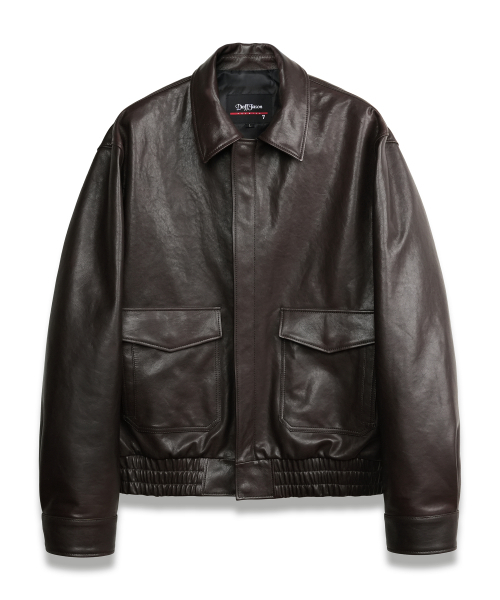 DOFFJASON(ドフジェーソン)の「プレミアムベジタブルA-2ジャケットBROWN(ライダースジャケット・メンズ・その他・X-LARGE/XX-LARGE/MEDIUM/LARGE)」の1枚目の写真