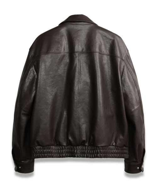 DOFFJASON(ドフジェーソン)の「プレミアムベジタブルA-2ジャケットBROWN(ライダースジャケット・メンズ・その他・X-LARGE/XX-LARGE/MEDIUM/LARGE)」の2枚目の写真