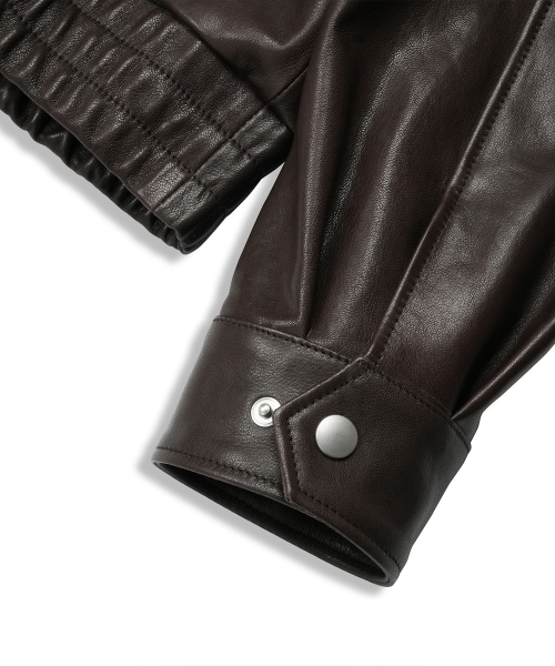 DOFFJASON(ドフジェーソン)の「プレミアムベジタブルA-2ジャケットBROWN(ライダースジャケット・メンズ・その他・X-LARGE/XX-LARGE/MEDIUM/LARGE)」の6枚目の写真