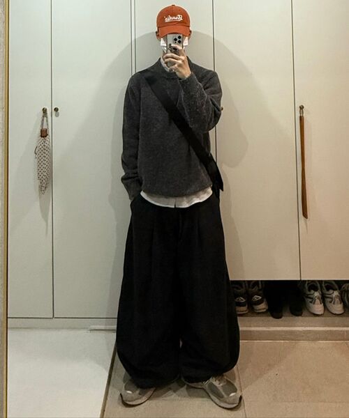 MUSINSA STANDARD（ムシンサスタンダード）の「リラックスフィットオックスフォードシャツ[グレー]（シャツ/ブラウス・メンズ・その他・LARGE/X-LARGE/XX-LARGE/XXX-LARGE/SMALL/MEDIUM）」の12枚目の写真