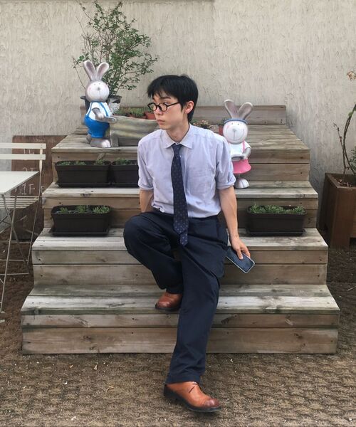 MUSINSA STANDARD（ムシンサスタンダード）の「リラックスフィットオックスフォードシャツ[グレー]（シャツ/ブラウス・メンズ・その他・LARGE/X-LARGE/XX-LARGE/XXX-LARGE/SMALL/MEDIUM）」の17枚目の写真