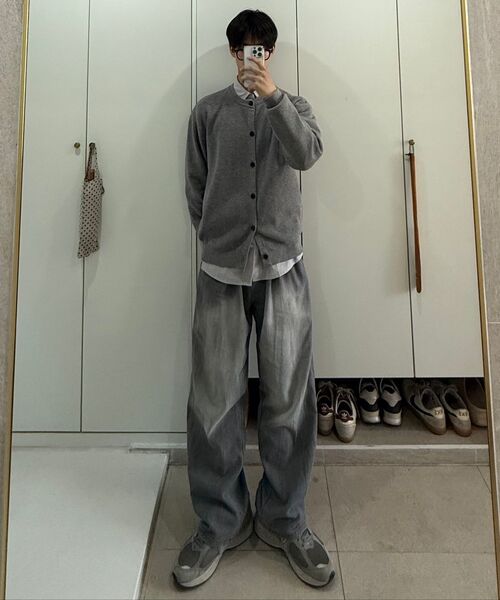 MUSINSA STANDARD（ムシンサスタンダード）の「リラックスフィットオックスフォードシャツ[グレー]（シャツ/ブラウス・メンズ・その他・LARGE/X-LARGE/XX-LARGE/XXX-LARGE/SMALL/MEDIUM）」の20枚目の写真
