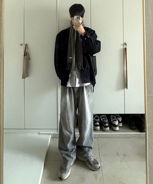 MUSINSA STANDARD（ムシンサスタンダード）の「リラックスフィットオックスフォードシャツ[グレー]（シャツ/ブラウス・メンズ・その他・LARGE/X-LARGE/XX-LARGE/XXX-LARGE/SMALL/MEDIUM）」の22枚目の写真