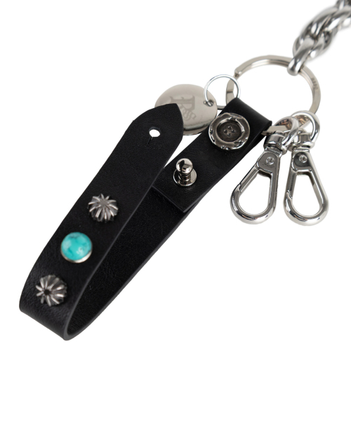 RSSC(アールエスエスシー)の「LEATHER STRAP 2WAY KEYRING - BLACK(キーケース/キーアクセサリー・レディース・その他・FREE)」の3枚目の写真