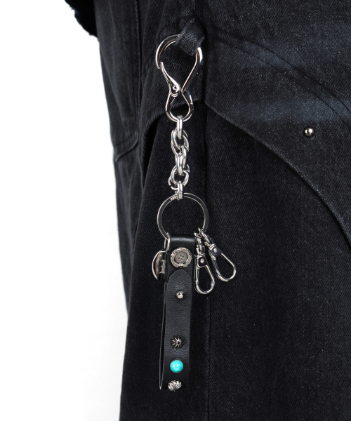 RSSC(アールエスエスシー)の「LEATHER STRAP 2WAY KEYRING - BLACK(キーケース/キーアクセサリー・レディース・その他・FREE)」の6枚目の写真