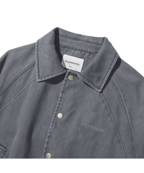 F.ILLUMINATE(フィルミネイト)の「ラグランカラー デニムジャケット-グレー(ブルゾン・レディース・その他・SMALL/MEDIUM/LARGE)」の8枚目の写真
